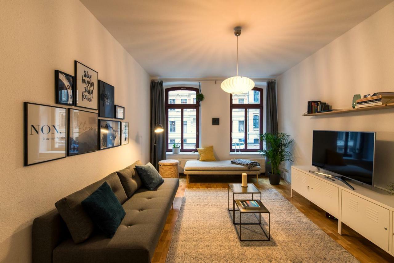 Apartment Waldstrassenviertel ไลป์ซิก ภายนอก รูปภาพ